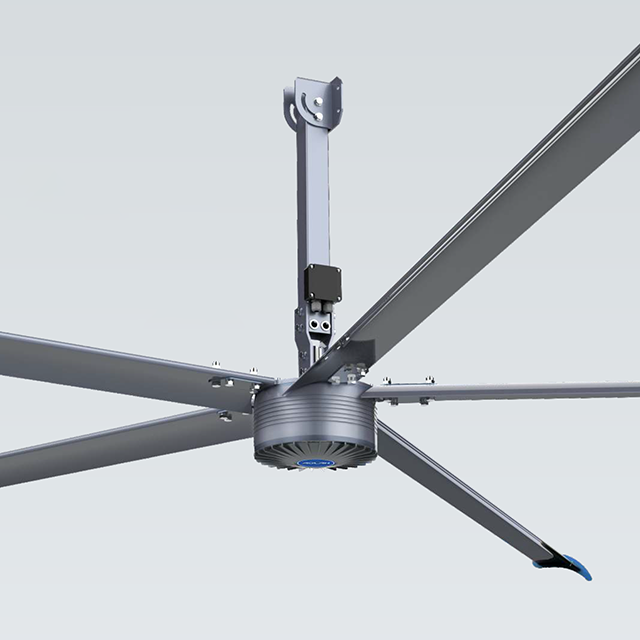 Ventilateur Hvls de plafond de moteur à courant continu sans balai à aimant permanent commercial