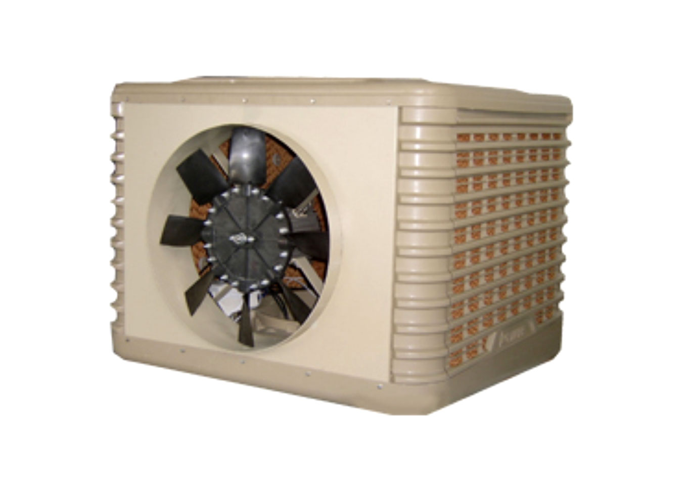 Refroidisseur d'air évaporatif de sortie de vidange conçu par remous, refroidissement d'usine, grande fan de refroidissement par l'eau